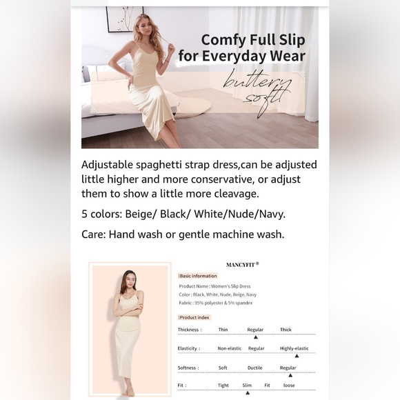 Full slip, black - Picture 3 of 8